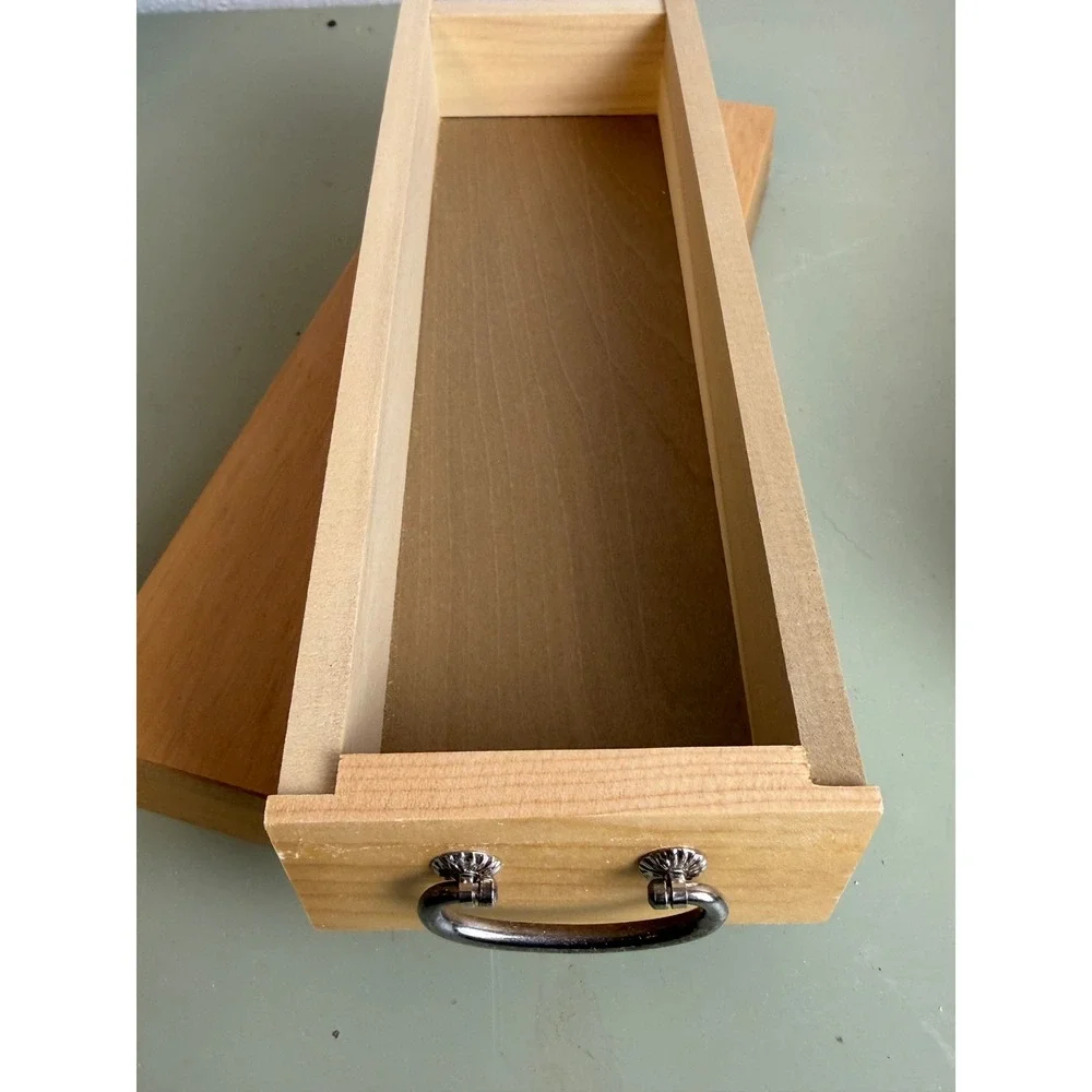 Japanese Katsuobushi Kezuriki Bonito Shaver Kanna Wood Box Blade Japan